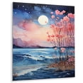 thumbnail image 2 of Designart "Lake Minimalism Coastal gracefulness" Nautical & Beach Metal Wall Art Prints, 2 of 5