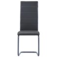 thumbnail image 5 of vidaXL Dining Chair Upholstered Cantilever Dining Side Chair Faux Leather, 5 of 52