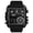 Black, variant on Southeast Asia Square Large Dial Men'S Business Electronic Watches Unique Dial Design Watches