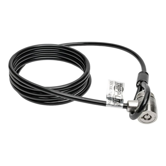 Tripp Lite Laptop Security Lock Keyed Theft Deterrent Cable 6ft 6' - Security cable lock - 6 ft