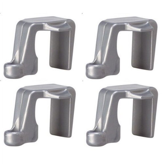 4 Pack of Pontoon Rail Fender Adjusters fits 1 and 1-1/4 Inch Square Boat Rails
