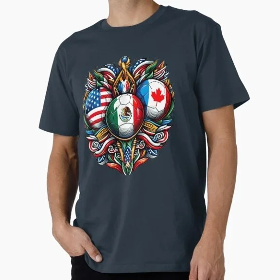 Kiraa Tee With North America 2026 World.Cup... T-Shirt S-5Xl
