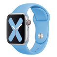 thumbnail image 1 of Correa de silicona para Apple Watch Band 44mm 40mm 45mm 41mm 49mm 42mm 38mm 44 45 mm pulsera iwatch Ultra series 7 se 3 4 5 6 8 banda Dengxun unisex, 1 of 2