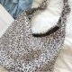thumbnail image 1 of Bolsa de hombro de gran capacidad de algodón con estampado de leopardo retro para mujer (Beige) Ehuebsd Para Estrenar, 1 of 9