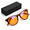 Tortoise, variant on Black Marble Computer Glasses, 99.5% Orange Blocking, For Men and Women