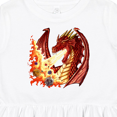 thumbnail image 4 of Inktastic Dragon Breathing Fire with Role Playing Dice Girls Toddler Dress, 4 of 5