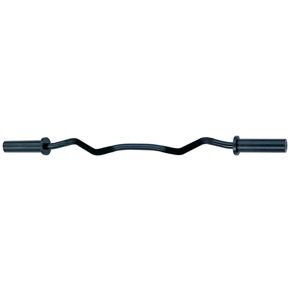 Body-Solid OB47B Olympic EZ Curl Bar - Black