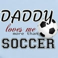 thumbnail image 2 of CafePress - Daddy Loves Me More Than Soccer Infant Bodysuit - Baby Light Bodysuit, Size Newborn - 24 Months, 2 of 4