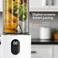 thumbnail image 4 of ORFELD Portable Blender with 16 Durable Stainless Steel Blades,17 Oz(500ml) Cordless Small Smoothie & Shake Maker,Juicer for Outdoors,Camping,White, 4 of 10