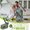 thumbnail image 1 of WREESH Vegetable Cutter Multi-function Vegetable Cutter 22-piece Vegetable Cutter Vegetable Cutter Shredder Storage Box Clearance, 1 of 9