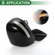 thumbnail image 3 of Reemplazo del espejo lateral derecho Unique Bargains para Honda CIVIC, plegable manual, negro brillante, 3 of 6