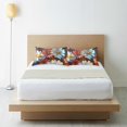 thumbnail image 6 of Yayeee Pillowcase King Size Set of 2 Satin Wrinkle Resistant Pillow Case, Vibrant Floral, 6 of 8