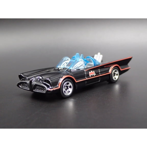 Open Box 1966 66 BATMAN BATMOBILE ADAM WEST TV 1/64 SCALE COLLECTIBLE DIECAST MODEL CAR