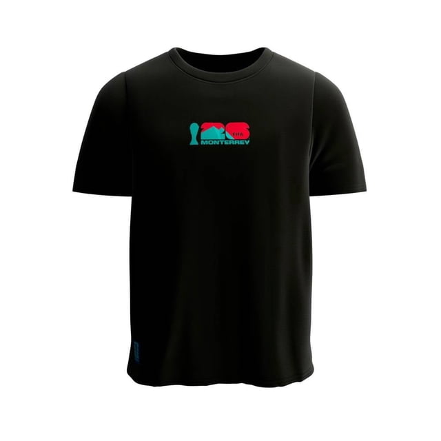 Playera Fexpro Manga Corta de Hombre Fifa Talla EG Negro