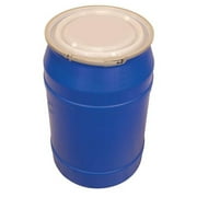 Open Head Transport Drum, Polyethylene, 55 gal, Unlined, Blue