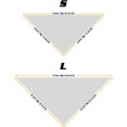 thumbnail image 5 of Pittsburgh Football Pet Reversible Dog Bandana Gifts for Dogs Cats Cotton Triangle Bid Scarf for Puppy Small Dog, 5 of 6