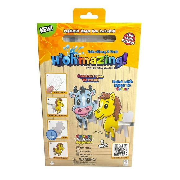 H2Oh’mazing Take-Along 2 Pack - Farm Friends - Horse & Cow