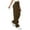 Brown, variant on Women's Daily Elastic Waist Casual Loose Long Trousers, Sweat Pants, Elastic Waist Jeans for Women, Wide Leg Pants Woman