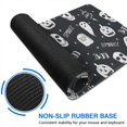 thumbnail image 6 of Long Mouse Pads for Desk,Ghost Boo Halloween Pattern Desk Mats on Top Of Desks, Desk Mouse Pad Extra Large with 3mm Non-Slip Base and Stitched Edge for Gaming,Office,Work,Home 35.4"x15.7", 6 of 6