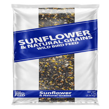 Global Harvest Foods Sunflower & Grains Wild Bird Feed, New, 5 lb. Bag