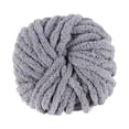thumbnail image 1 of Hilo de chenilla grueso para tejer a mano, suave, para decoración del hogar, macramé Gris, 1 of 7
