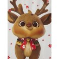 thumbnail image 6 of AIGUR Christmas Family Pajamas Matching Set Long Sleeve Elk Print Tops and Plaid Pants Sleepwear, 6 of 9