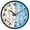 Hand Drawn Wildflowers, variant on Dailycode Night Light Wall Clock Glow in The Dark 12 inch Battery Operated Silent Luminous Clocks, Lantern Cloud Star Moon Tower