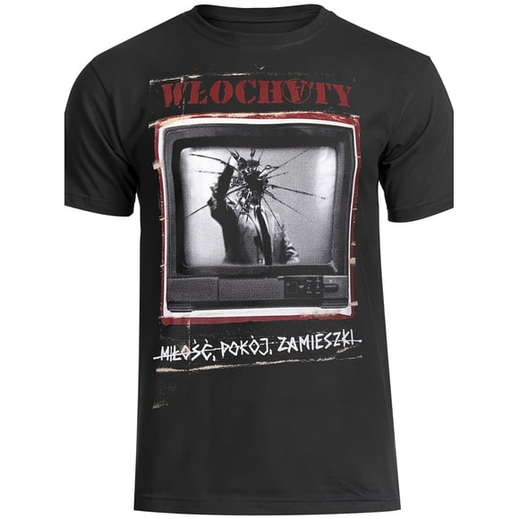 T Shirt Wlochaty Unisex Retro TV Graphic Tee 90S Retro Hip Hop Rock Band Y2K Tee