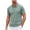 Green-top, variant on Hfnxid Men's Golf Shirts Solid Color Collar Top Button Up Business Short Sleeve Shirt Lightweight Casual Tops Black L
