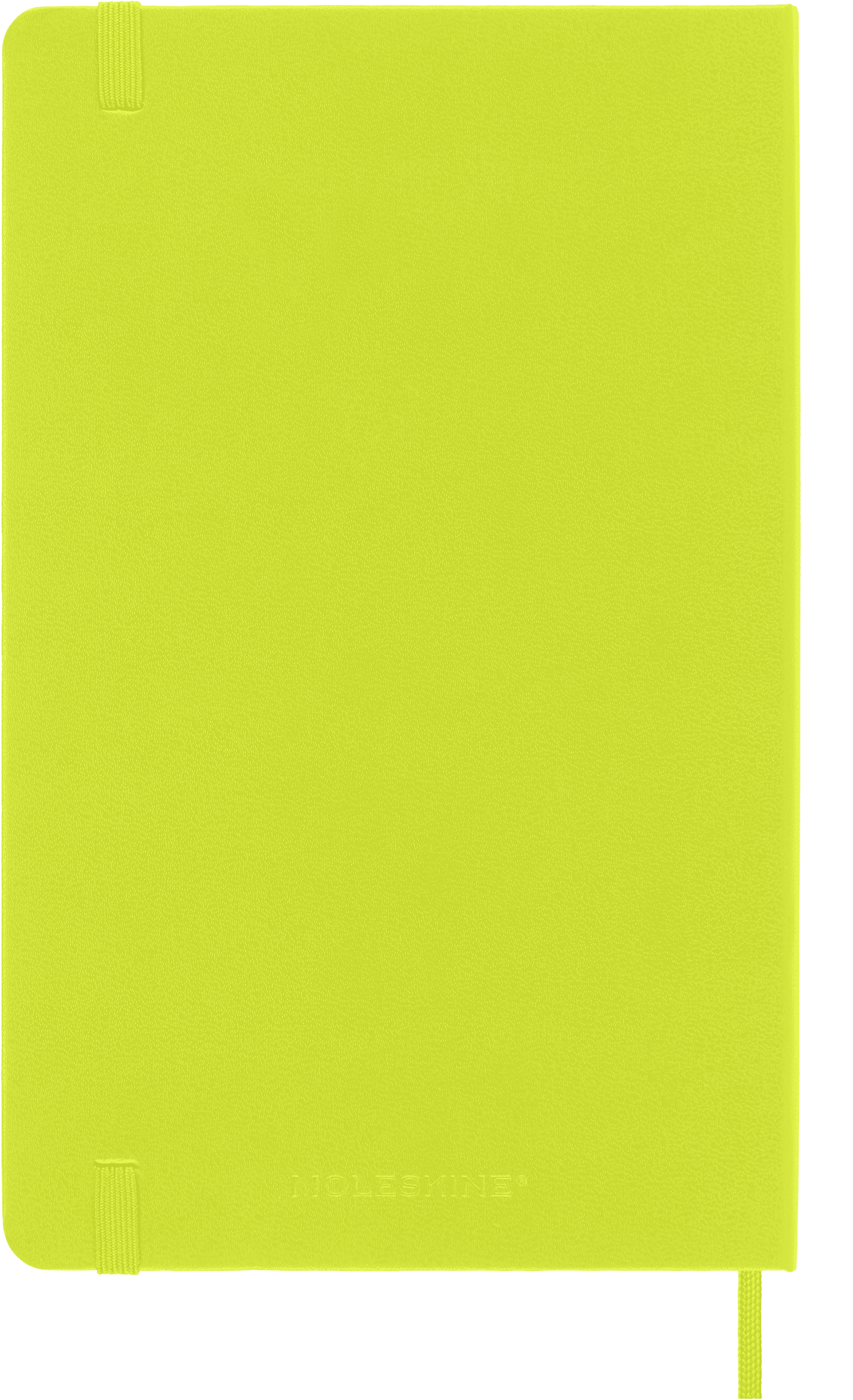 Moleskine Classic Notebook, Hard Cover, Large (5" x 8.25"), Ruled, Lemon Green