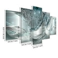thumbnail image 3 of 5 Pieces Canvas Prints Wall Art, Abstract Flowers Pattern High Definition Unframed Artwork, Modern Home Decor For Living Room Bedroom Kitchen Hotel (5-Panel Set With Assorted, 3 of 5