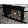 thumbnail image 1 of Mr. Flame 70157 Black Finish Smoked 40 X 29 in. Fireplace Clear Glass, 1 of 2