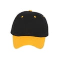 thumbnail image 2 of Two-Tone   Adjustable Baseball Cap, Black Gold, 2 of 2