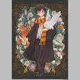 thumbnail image 2 of Boy's Harry Potter Harry Art Portrait Pull Over Hoodie Athletic Heather Small, 2 of 4