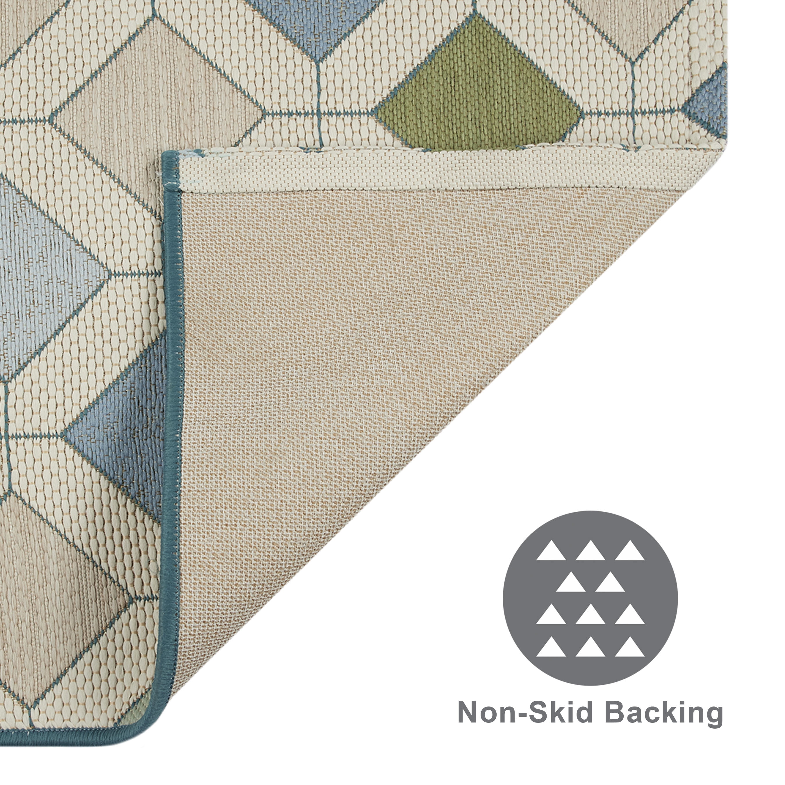 Beautiful 5' x 7' Tiles Outdoor Rug by Drew Barrymore