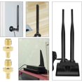 thumbnail image 4 of 2 Pack Sma Female To Ts9 Male Rf Adapter Gold Plated Coaxial Connectors For Broadcast Antennas, 4 of 5
