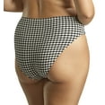 thumbnail image 2 of Panache Midi Gathered Swim Pant (SW1729),12-Medium,Black Gingham, 2 of 6