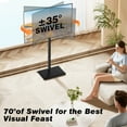 thumbnail image 5 of Universal Floor TV Stand with Swivel Mount for 32"-55" TVs up to 88 lbs, Height adjustable, 5 of 7