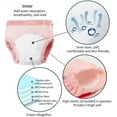 thumbnail image 3 of Upairy Potty Training Underwear, Upairy Training Pants for Boys Girls, Soft 100% Cotton Absorbent Training Pant, Unisex Toddler Pee Pants, Toilet Training Pants Breathable Washable (6pcs-J,Large), 3 of 8