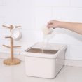 thumbnail image 1 of Boovnll Large Airtight Rice Container Food Storage Cereal Container Flour Grain Container For Household, 1 of 6