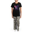 thumbnail image 4 of CafePress - 80 And Fabulous Women's Dark Pajamas - Women's Short Sleeve Print T-Shirt and Pants Dark Cotton Pajama Set, 4 of 7