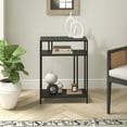 thumbnail image 5 of Evelyn&Zoe Cortland 22" Wide Rectangular Console Table with Metal Shelves, Blackened Bronze, 5 of 9