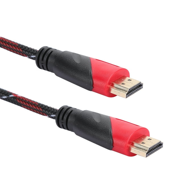 Cable de nailon HDMI 1080P HD de alta velocidad de 5 m/16,40 pies con conexión chapada en oro para cable digital Ethernet