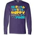 thumbnail image 3 of Inktastic Happy New Year Countdown Long Sleeve T-Shirt, 3 of 5
