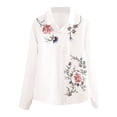 thumbnail image 1 of Camisas informales para mujer Sonducket blusa deportiva blanca M 1522, 1 of 6