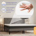 thumbnail image 3 of Colchón Emma Original Queen Size 150x190cm Memory Foam en Caja Tecnología Alemana, 3 of 7