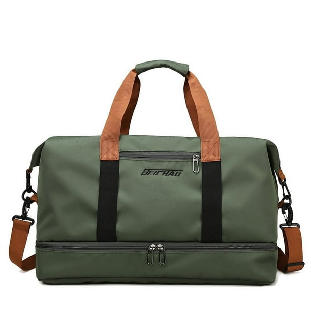 Bolsa de viaje, bolsa de gimnasio con compartimento para zapatos, bolsa de fin de semana para viajes de negocios y deportivos, equipaje de mano para aviones con neceser.