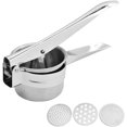 thumbnail image 1 of SURJDE Large Stainless Steel Potato Ricer, 3 Interchangeable Discs for Fine, Medium, and Coarse, Heavy Duty Potato Masher and Ricer Kitchen Tool，Press and Mash for Perfect Mashed Potatoes, 1 of 7