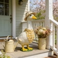 thumbnail image 7 of Porch Goose Outfit Set for 23 Inch Decorative Goose Figurine Includes Sun Hat and Triangle Scarf Suitable for Outdoor Holiday Display, 7 of 7