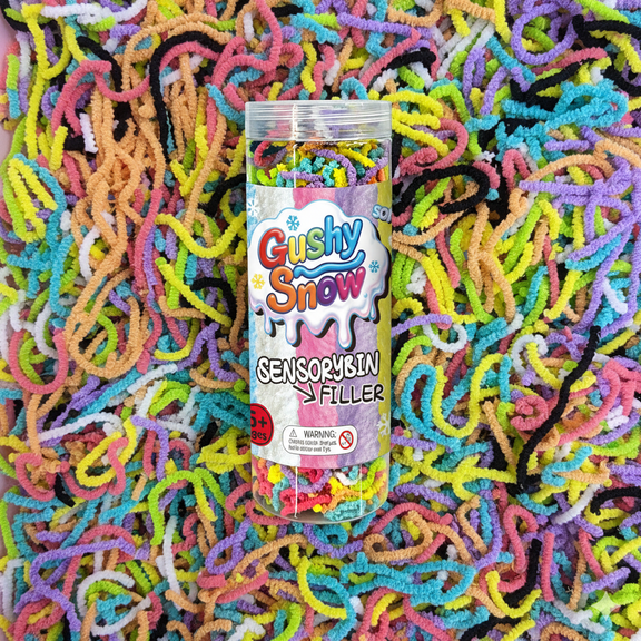 GushySnow® Latex material Stretchy Sensory Fidget Noodles for Kids & Adults-Bulk Pack Tactile Rubber Fidget Toys for Autism,ADHD,Stress Relief Classroom & Calming Sensory Play